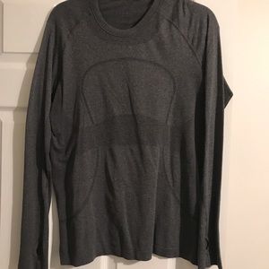 Grey lululemon long sleeve